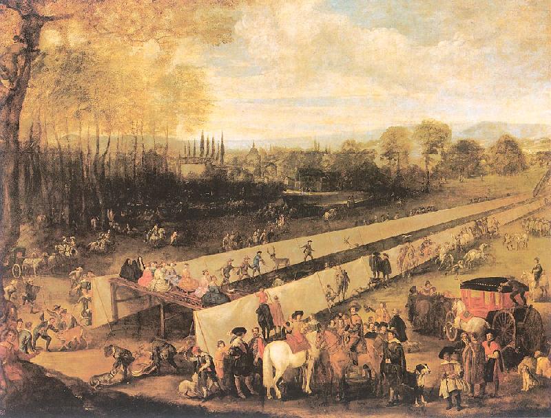 Mazo, Juan Bautista The Hunting Party at Aranjuez